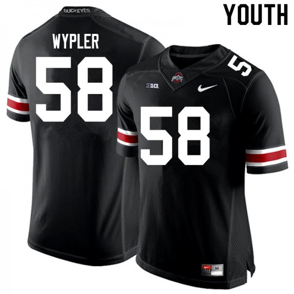 Ohio State Buckeyes #58 Luke Wypler Youth Alumni Jersey Black